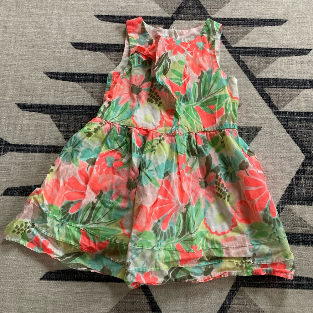 ☀️Cat & Jack Vibrant Vacation Dress, 2T
